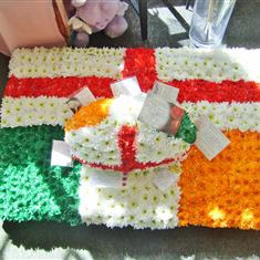 English and Irish Flag